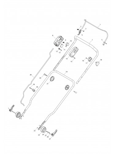 Vue éclatée Makita LM003G#01