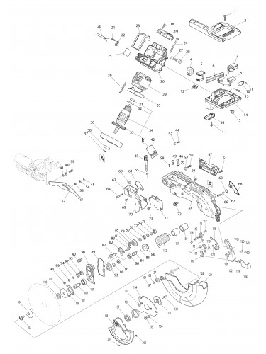 Vue éclatée Makita LS1019L#01
