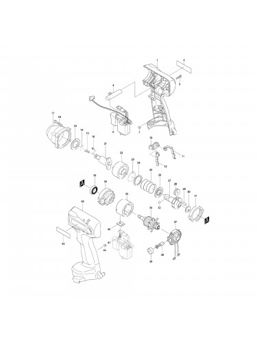 Vue éclatée Makita 6918F #01