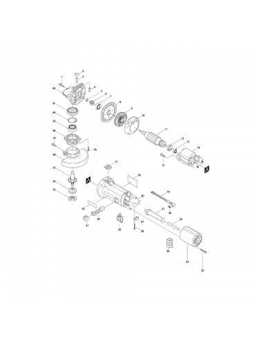 Vue éclatée Makita 9528NB #01