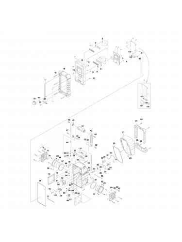 Vue éclatée Makita BMR102 #01