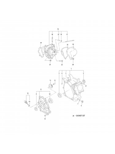 Vue éclatée Makita EG241A #01
