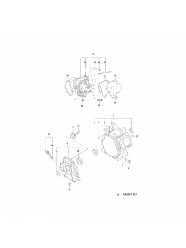 Vue éclatée Makita EG441A #01