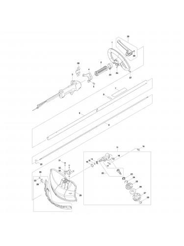 Vue éclatée Makita EM2653LH #01