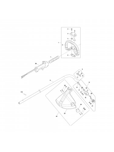 Vue éclatée Makita ER2650LH #01