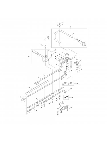 Vue éclatée Makita HTR7610 #01