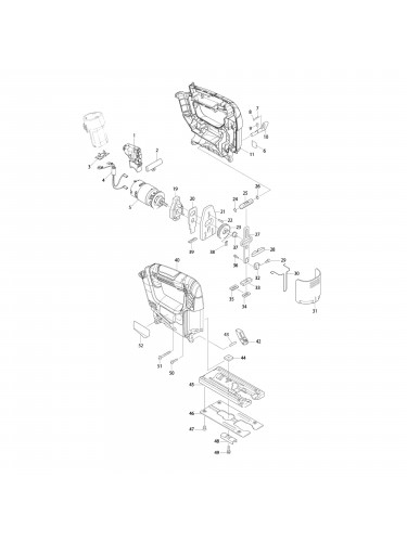 Vue éclatée Makita JV100 #01
