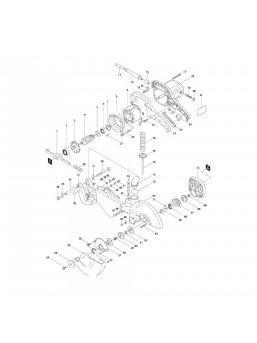 Vue éclatée Makita LS1030 #01