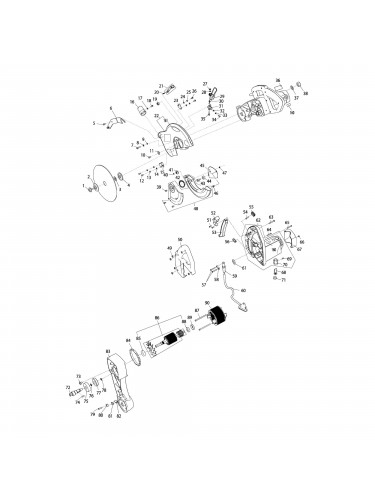 Vue éclatée Makita M2300 #01