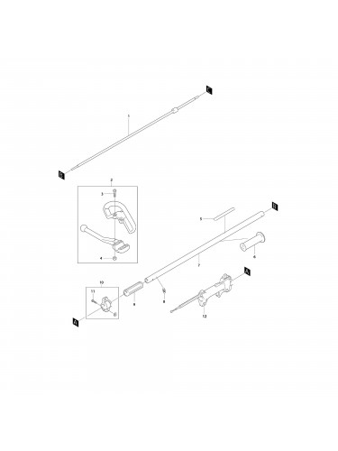 Vue éclatée Makita PTR2500 #01