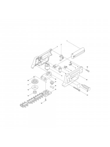 Vue éclatée Makita UH3000D #01