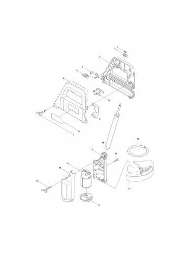 Vue éclatée Makita UM1200D #01