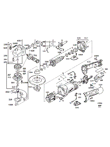 MILWAUKEE AGV17-125XE DMS#4000432691
