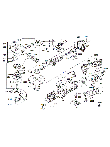 MILWAUKEE AGV17-125XC DMS#4000455141