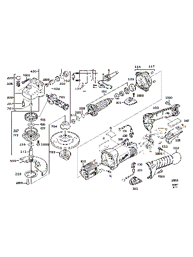 MILWAUKEE AGV17-125XE DMS#4000463797