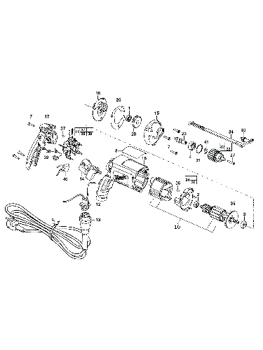 Vue éclatée Milwaukee HDE6RQ 4000384521#01