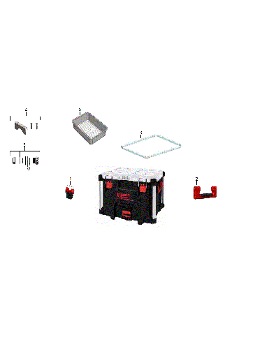Vue éclatée Milwaukee PACKOUT_XL_COOLER 4000491571#01