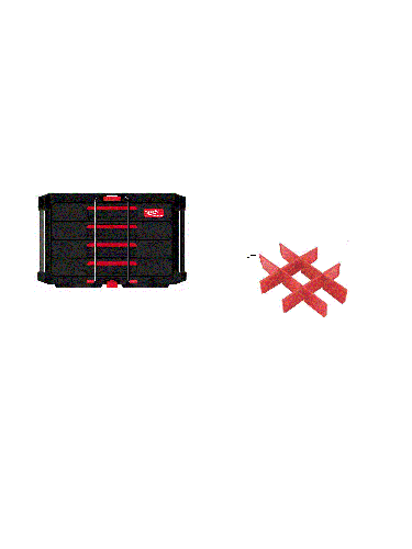 Vue éclatée Milwaukee PACKOUT_4_DRAWER_TOOL_BOX 4000503000#01