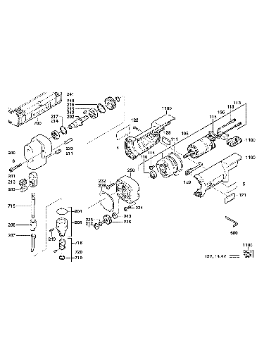 Vue éclatée Milwaukee PN14.4POWER_PLUS 4000389309#01