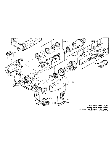 Vue éclatée Milwaukee PEP12T 4000386339#01