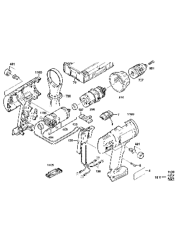 Vue éclatée Milwaukee S18TX 4000386651#01