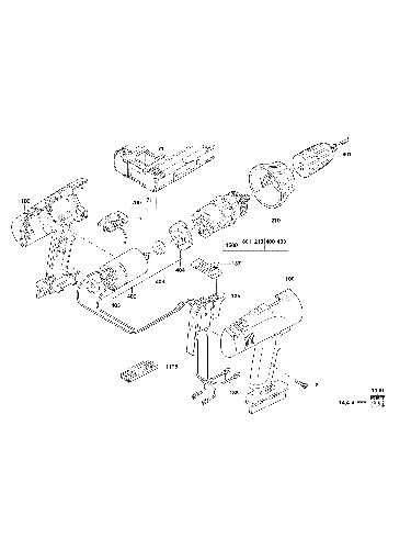 Vue éclatée Milwaukee PEP14,4T 4000389786#01