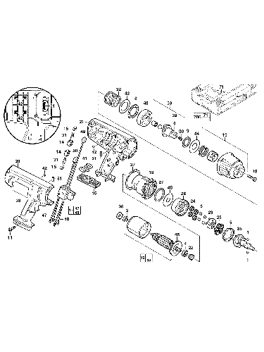 Vue éclatée Milwaukee V18IW 4000401401#01
