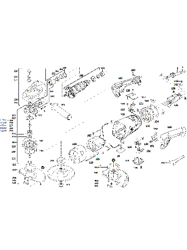 Vue éclatée Milwaukee AGV21-230GE 4000476830#01
