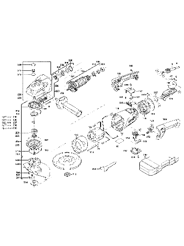 Vue éclatée Milwaukee AG26-230GE 4000402584#01