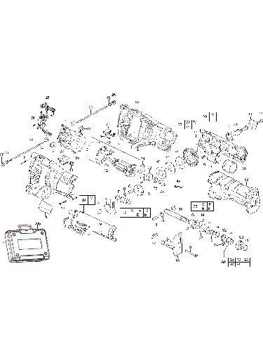 Vue éclatée Milwaukee HD18SX-32C 4000411151#01