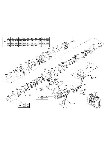 Vue éclatée Milwaukee C12PD-0 4000413776#01