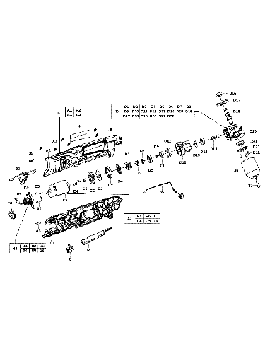 Vue éclatée Milwaukee C12RAD-0 4000413701#01