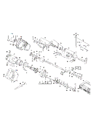Vue éclatée Milwaukee SSPE1300SX_240V 4000503347#01