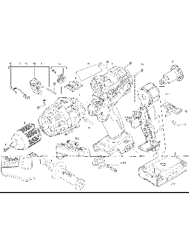 Vue éclatée Milwaukee M18CPD-0 4000431221#01