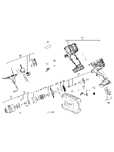 Vue éclatée Milwaukee M18CIW38-0 4000433128#01