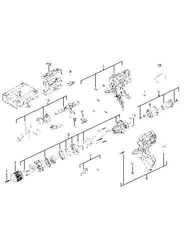 Vue éclatée Milwaukee M12CPD-202C_GB2 4000440371#01