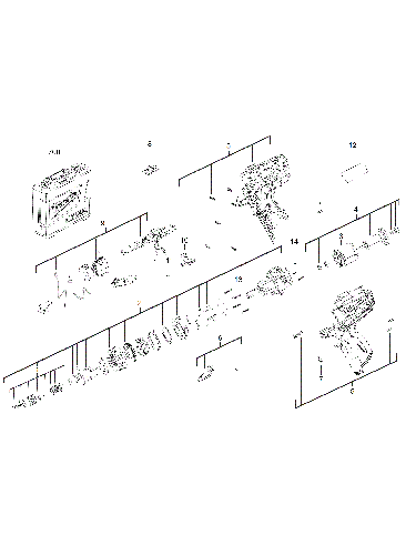 Vue éclatée Milwaukee M12CD-202C 4000448900#01