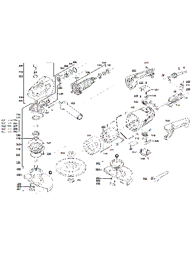 Vue éclatée Milwaukee AG24-230E 4000476845#01