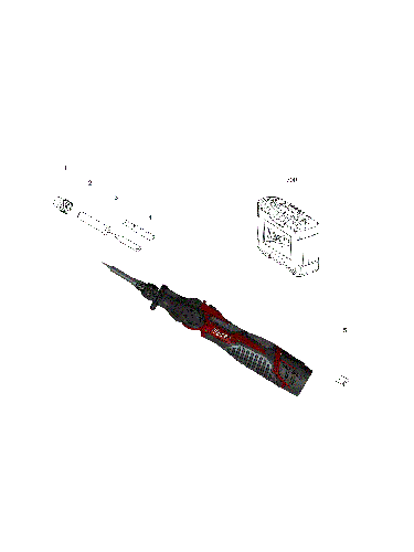 Vue éclatée Milwaukee M12SI-201C_GB2 4000467090#01