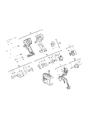 Vue éclatée Milwaukee M18CBLID-0 4000467824#01