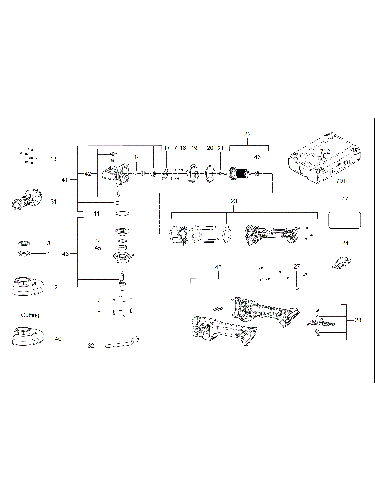 Vue éclatée Milwaukee M18FHSAG125XPDB-552X 4000469721#01