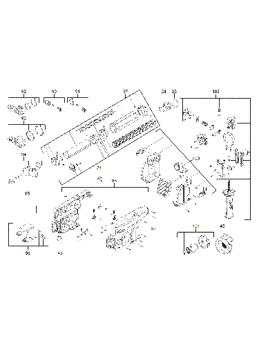 Vue éclatée Milwaukee M12UDEL-0B 4000474870#01