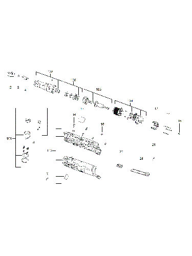 Vue éclatée Milwaukee M12FHIR14-0 4000483062#01