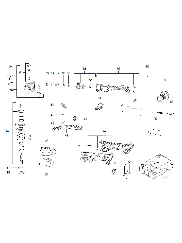 Vue éclatée Milwaukee M18ONEFSAG125XPDB-0X 4000483307#01