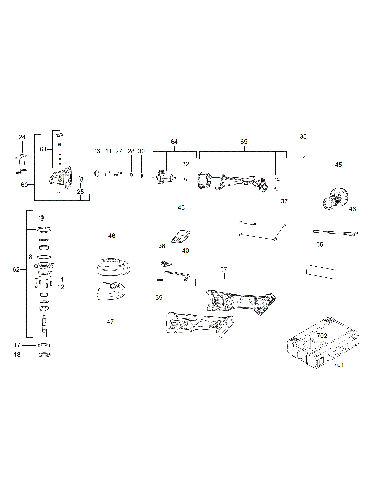 Vue éclatée Milwaukee M18FSAG115X-0 4000483049#01