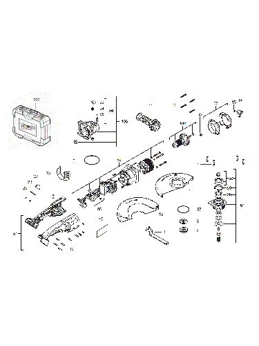 Vue éclatée Milwaukee M18ONEFLAG230XPDB-0C 4000483568#01