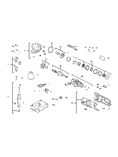 Vue éclatée Milwaukee M12FNB16-402X 4000491190#01