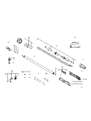 Vue éclatée Milwaukee M12BSWP-0 4000491205#01