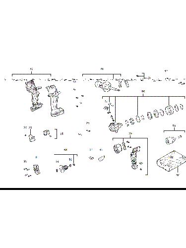 Vue éclatée Milwaukee M18FDD3-502X 4000481305#01