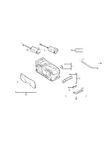 Vue éclatée Milwaukee M18RADDAB+G2-0 4000497636#01